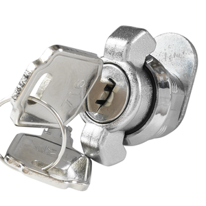 Serrure à came à jante bien polie, entraxe 11 mm, nickelée, pour machine d'arcade à grue à griffes, boîte aux lettres, armoire de rangement, accessoires de serrure - Product Image 1