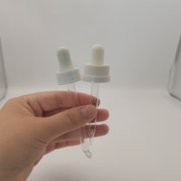 Offre Spéciale 18mm noir/blanc compte-gouttes verre Pipette précision caoutchouc ampoule mesure liquide Volume alimentaire impression industrielle