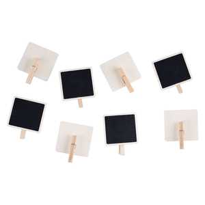 กระดานดำขนาดเล็กพร้อมหมุดไม้5.5ซม. X 6ซม. - Product Image 1