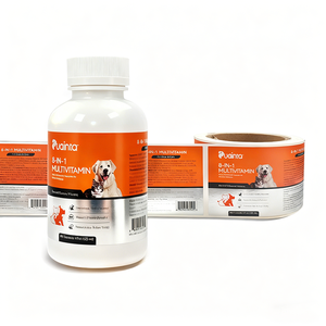 プレミアムなカスタマイズ可能なホログラフィック耐油防水食品グレード健康補助食品ラベル（栄養補助食品ブランド向け） - Product Image 2