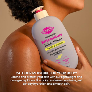 Lozione Corpo GreenLem alla Vaniglia e Cashmere con Niacinamide, Burro di Karité Nutriente e Idratante, Schiarente per Donne - Product Image 2