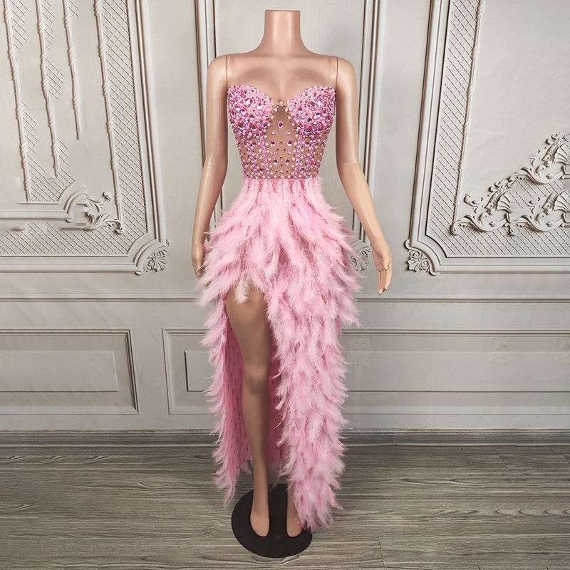 Wholesale Ruffled Feather Prom Dresses Elegant White Satin | Alibaba.com