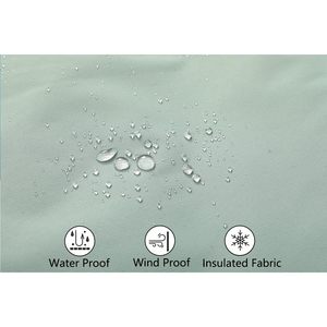 Veste de ski pour femme Moerdeng, imperméable, manteau d'hiver à capuche, isolation synthétique, snowboard, randonnée, vêtements d'extérieur - Product Image 5