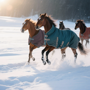 พรม1680D ม้ารุ่นน้ำหนักเบาสีน้ำเงินเข้มพร้อมขนแกะนุ่มใส่สบายจากขั้วโลกเหนือสำหรับฤดูหนาว - Product Image 3