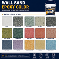 Peinture à effet sable naturel en époxy certifiée CE pour la vente en gros, texture pierre colorée, pour chambre et salon
