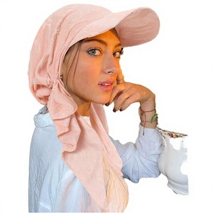 Casquette de baseball ajustable musulmane avec sous-hijab extensible à nouer, en polyester respirant et doux pour la peau - Product Image 3