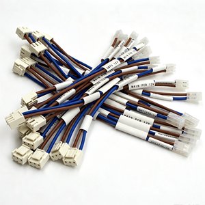 Câble de raccordement personnalisé PH2.0 2P mâle-mâle, pas de 2,0 mm, bleu, marron, PVC, pour applications industrielles et PCB - Product Image 3