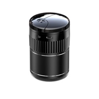 Nouvel Cendrier de Voiture de Luxe Durable avec Capteur Infrarouge Automatique, Rechargeable par USB, Couvercle Intérieur Métallique Amovible et Sans Fumée – Cadeau Idéal pour Fumeurs