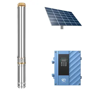 ac dc irrigation solar water pump hybrid solar system