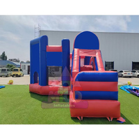 Château gonflable personnalisé en PVC avec impression de logo pour enfants, château de saut de qualité commerciale pour la promotion de la marque lors d'événements