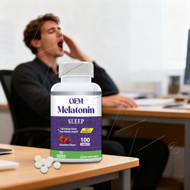 Latest Design Healthy Sleep Cherry Flavor Melatonin Tablet 10mg Fast Dissolve Melatonin Tablets Melatonin Tablet Sleep