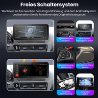 Autoradio Junsun avec CarPlay et Android Auto sans fil pour Audi Q5 2009-2017, GPS multimédia 2din pour Audi Q5 2015 2016