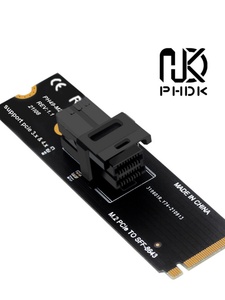 Ordinateur de bureau M.2 Nvme <span class=keywords><strong>Mkey</strong></span> PCIeX4 vers SFF8643SFF8639 Adaptateur de carte d'extension - Product Image 6