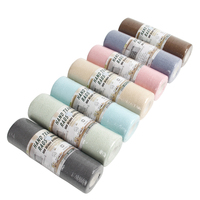 20 pièces de chiffons en microfibre absorbants et à séchage rapide, 25x25cm, jetables et réutilisables, pour cuisine, voiture, nettoyage