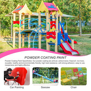 Высококачественная Порошковая полиэфирная порошковая краска для стальных конструкций, заводов, зданий, детских площадок - Product Image 2