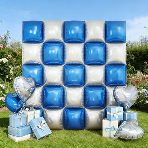 Nouveaux blocs de ballons en aluminium carrés assemblés pour mur de fond, ballons en feuille pour <span class=keywords><strong>d</strong></span>écoration de fête <span class=keywords><strong>d</strong></span>'anniversaire - Product Image 5