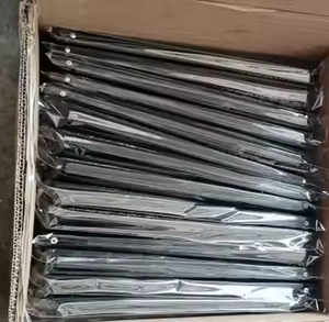 Abanico de Mano Grande de Bambú/Plástico Ecológico de 13 Pulgadas con Purpurina Morada, Tallado en Estilo Ángel, para el Año Nuevo Chino y Fiestas Rave - Product Image 6