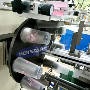 Macchina serigrafica per tazze di plastica per insalatiere per tazze di carta stampa per tazze di tè al latte PP stampante serigrafica automatica