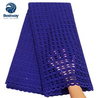 Bestway - White African Polish Swiss Lace Fabric for Men