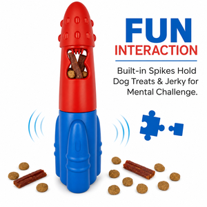 Jouet à mâcher pour chien en nylon écologique durable Rocket Bully Stick Holder pour chiens de taille moyenne à <span class=keywords><strong>grande</strong></span>, pour le nettoyage des dents - Product Image 3