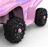 Quad électrique pour enfants 6V, moto à quatre roues, moteur simple 380, mini voiture jouet à batterie pour les enfants de 3 à 8 ans