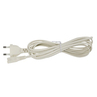 Kabel Daya AC CEE Eropa C7 IEC yang Dapat Disesuaikan dengan Sertifikasi VDE, Perlindungan IP20, Panjang Kustom untuk Peralatan Rumah Tangga