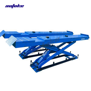 Sollevatore Idraulico Portatile Elettrico a Forbice da 4000kg <span class=keywords><strong>1</strong></span>.4 per Auto da Garage con Cilindro a Posizione Intermedia e Certificazione CE - Product Image 3