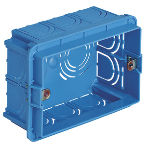 Caja rectangular empotrada azul de 10.6 x 7.4 x 5 pulgadas para gabinetes eléctricos - Product Image 1