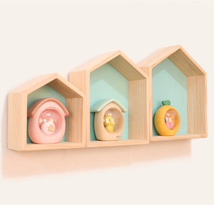 <span class=keywords><strong>ชั้น</strong></span>วางของติดผนังไม้สำหรับเด็กชายเด็กหญิง ห้องนั่งเล่น-ดีไซน์เรียบง่ายเป็นมิตรกับสิ่งแวดล้อม ใช้ได้ทุกวัน ร้านอาหาร - Product Image 1