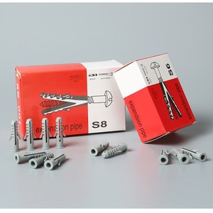 <span class=keywords><strong>พุก</strong></span>พลาสติกคุณภาพสูง S6 ขนาด 6x30 มม. สำหรับคอนกรีต บรรจุกล่องสี ไม่รวมตะปู หลายขนาด รับน้ำหนักได้มาก - Product Image 4