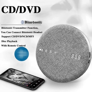 Lecteur CD portable en gros avec housse en tissu et écran LED pour la maison et le bureau, récepteur audio BT sans fil, haut-parleur USB MP3 - Product Image 2