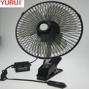 Kipas Pendingin Interior Mobil DC <span class=keywords><strong>12V</strong></span> 6 Inci Kipas Mobil Logam dan Plastik dengan Klip - Product Image 6