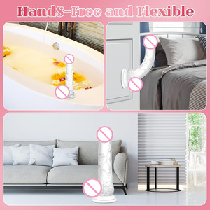Silikon-Dildo für Frauen - Weich, Flexibel, Wasserdicht mit Saugnapf für Realistische Masturbation - Product Image 5