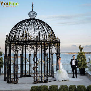 <span class=keywords><strong>Arche</strong></span> <span class=keywords><strong>en</strong></span> métal à cadre <span class=keywords><strong>en</strong></span> <span class=keywords><strong>fer</strong></span> bon marché pour la décoration <span class=keywords><strong>de</strong></span> <span class=keywords><strong>jardin</strong></span> pour mariage - Product Image 2