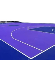 Baldosas de Suelo para Canchas Deportivas de Baloncesto, Portátiles, Encajables, para Exteriores, Fácil Instalación, Superficie Antideslizante de PP, para Interiores
