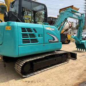 Mini-excavatrice Kobelco SK60 de 6 tonnes de haute qualité, modèle 2013, moteur et pompe d'origine japonaise, Shanghai City Construction - Product Image 1