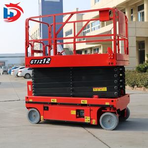 Самоходный гидравлический ножничный подъемник Haolong HL-SJJ-10M для работы на пересеченной местности, рабочая платформа 2100x1100 мм, грузоподъемность 2800 кг - Product Image 6