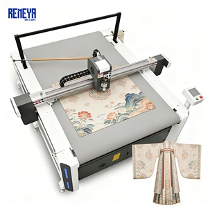 Machine de découpe à couteau oscillant pour tissus tissés multicouches enduits REMEYA avec résistance à la déchirure précise et découpe silencieuse - Product Image 1