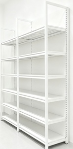 Modern Design Double-<b>Sided</b> Heavy Duty Supermarket Rack New Metallic Shelving Display Racks 5 Shelves Convenience Grocery Retail - Product Image 6