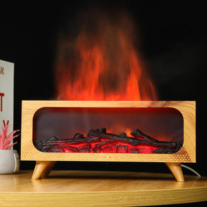 Humidificateur de simulation de cheminée JCSY 0,5 L alimenté par USB avec télécommande pour la maison, le bureau, l'aromathérapie, cadeau - Product Image 3