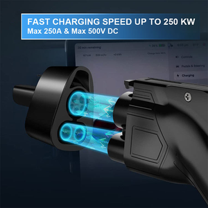 Convertisseur de puissance de charge de véhicule <span class=keywords><strong>électrique</strong></span> rapide personnalisé 250A adaptateur de chargeur EV CCS1 vers <span class=keywords><strong>Tesla</strong></span> Condition Nouveau - Product Image 5