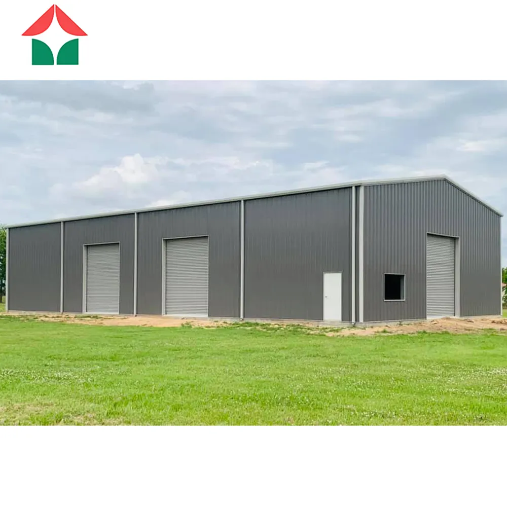 Oficina de armazém com estrutura de aço leve pré-fabricada, baixo custo e preço barato, usando isolamento sanduíche de paredes e telhados.