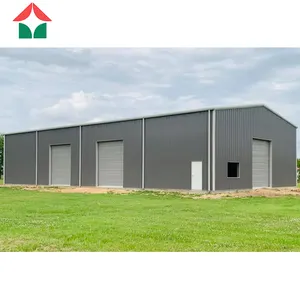 Low Cost Cheap Price Prefabricated Light Steel Structure Warehouse Workshop Using Sandwich Insulation Wall And Roof.