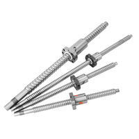 Conjunto de husillo de bolas de alta precisión clase C7 SFU1204 1605 2005 con tuerca y husillo de avance rectificado, 1 metro de longitud