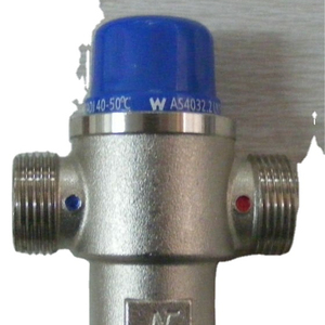 Vanne de mélange à 3 voies en laiton de 3/4 "(vanne de sélection) 3 4 thermostatiques pour eau chaude Vanne de dérivation de douche à 4 voies VAL DE MÉLANGE ÉLECTRONIQUE - Product Image 1