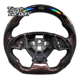 Volante Deportivo de Fibra de Carbono Personalizado Premium para Chevrolet <span class=keywords><strong>Camaro</strong></span> RS SS ZL1 LT1 Edición <span class=keywords><strong>Hot</strong></span> <span class=keywords><strong>Wheels</strong></span> 2016-2022 - Product Image 1