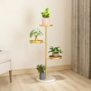 Porte-<span class=keywords><strong>pot</strong></span> <span class=keywords><strong>de</strong></span> fleurs en fer forgé multicouche, style nordique, <span class=keywords><strong>de</strong></span> luxe léger, revêtement poudré, personnalisable, pour salon intérieur - Product Image 6