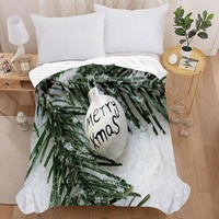 Couvertures personnalisées en flanelle de polyester imprimées de haute qualité personnalisées par sublimation pour l'hiver