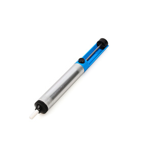 Bomba desoldadora, herramienta de succión manual, cuerpo de acero inoxidable, punta cónica, succión máxima de 38 cm Hg para reparación de electrónica - Product Image 1