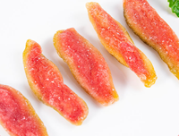Geselecteerde Guava FD Vriesgedroogd om de versheid vast te zetten en de voedingsstoffen te behouden Rode Hart Guava Gedroogde Schijfjes Zwavelvrij Gecandoureerd